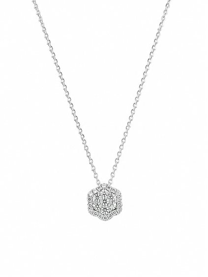 Collar Davite & Delucchi Mujer in Oro blanco Diamante 0.28 Ct CLN011517 - CLN011517